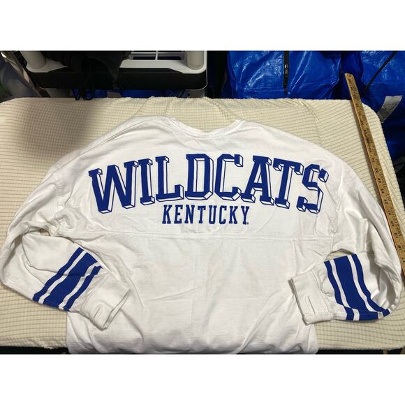 Pressbox UK Wildcats Long Sleeve Shirt Mens Small Spellout Kentucky - Picture 8 of 8